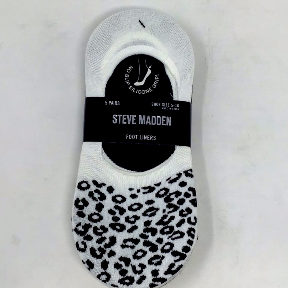 #501 NWT Steve Madden Womens Foot Liners; Color Assorted; Size 5-10; MSRP